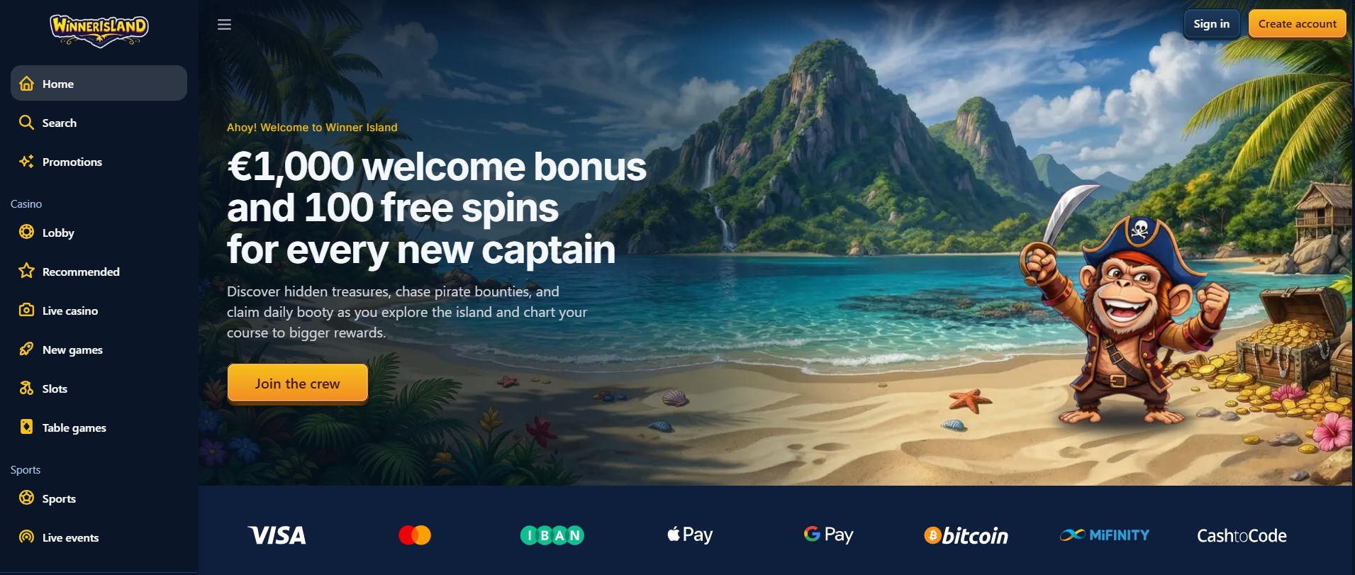 winner island online casino deutschland